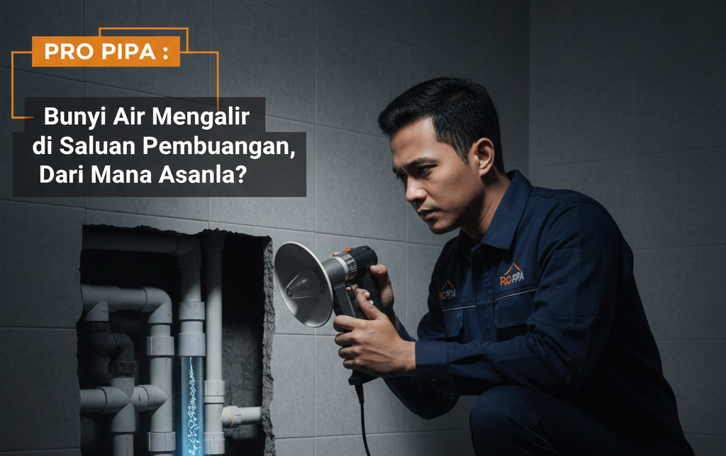 Bunyi Air Mengalir di Saluran Pembuangan, Dari Mana Asalnya?
